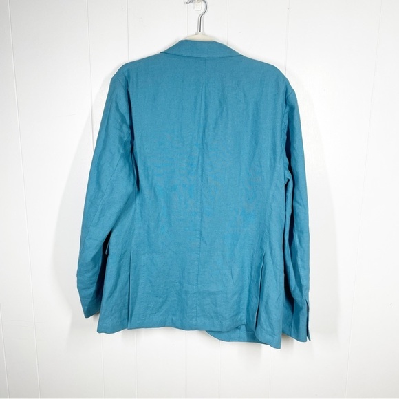 NWT Man 1924 Blue Kennedy Linen Blazer Size 52 - Picture 2 of 11